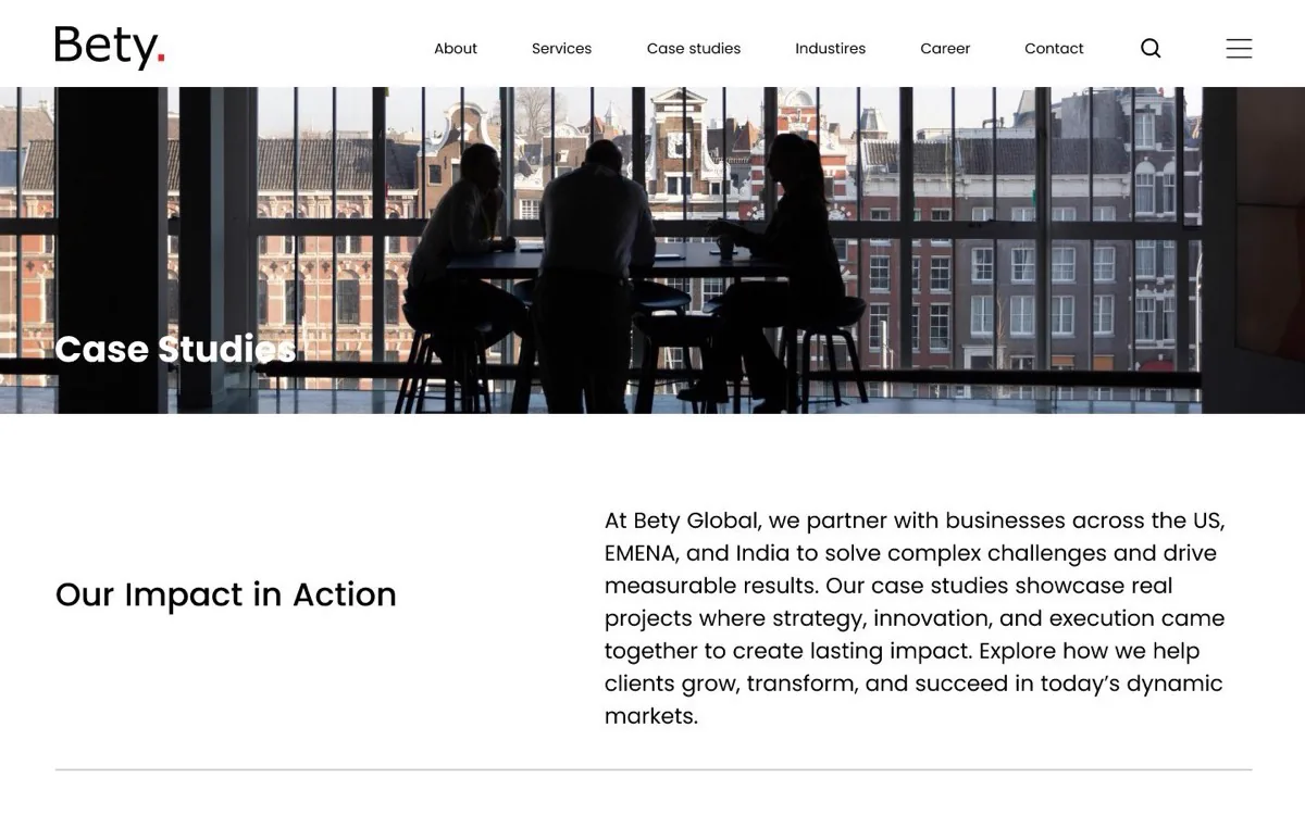 Bety case studies page