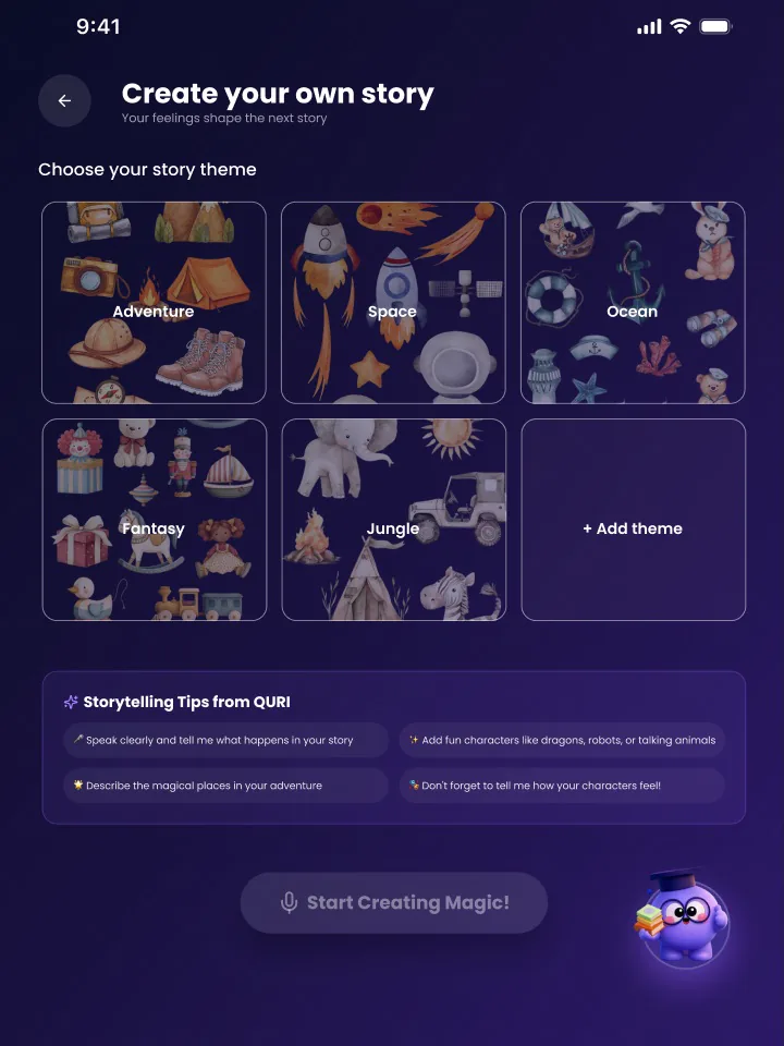 QNL create your own story