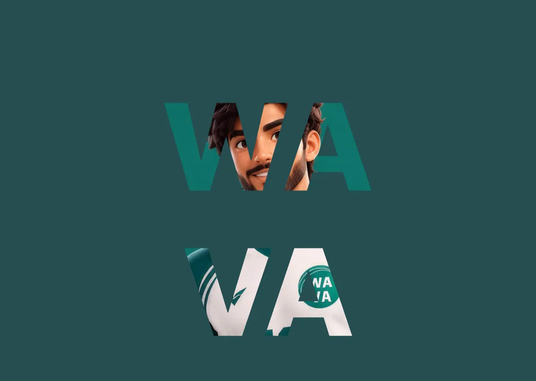 WAVA opening screen design in Figma